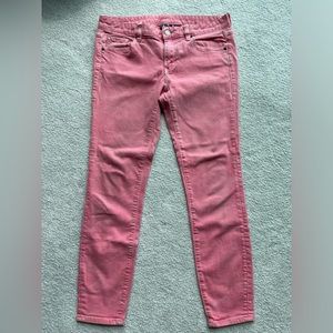 Armani Exchange women’s pink stretch jeans